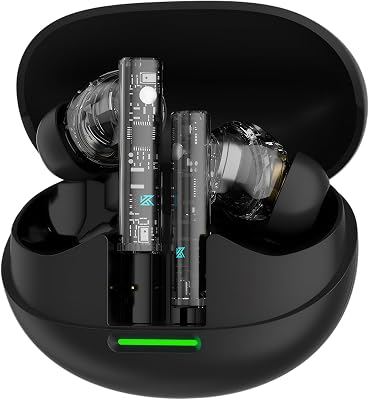 KZ Sora High-Fidelity Wireless Music Earbuds - HiFi in-Ear Headphones with Bluetooth 5.4, Enhanced Bass, Low Latency, Fast Charging, and 25-Hour Playtime with Wireless Charging Case