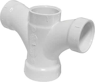 Canplas 194149 PVC DWV Double Fix, 2 x 1.5 x 1.5 x 1.5-Inch