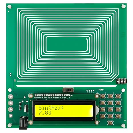 0.01Hz~300000Hz Schumann Generator 7.83Hz Adjustable Schumann Sine Square Wave Resonance Generator, Ultra Low Frequency Pulse Generatorfor Improving Sleep and Heathly